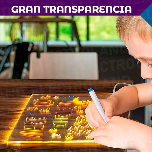Pizarra Lampara Led Acrilica