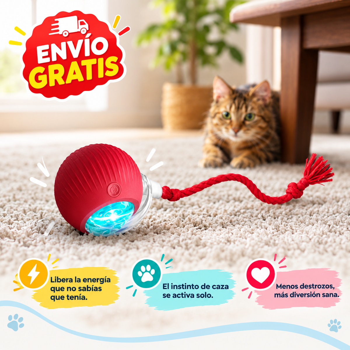 RoundPet - Juego automático para mascotas