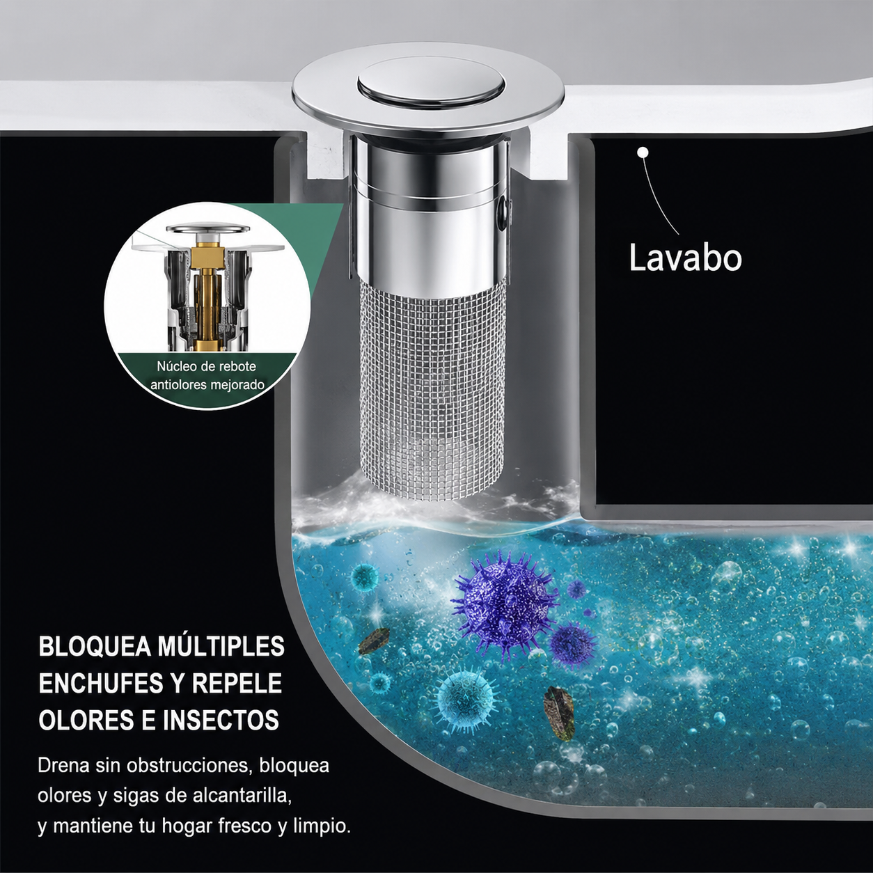 TAPON FLUJO LIBRE PACK 2 UNIDADES