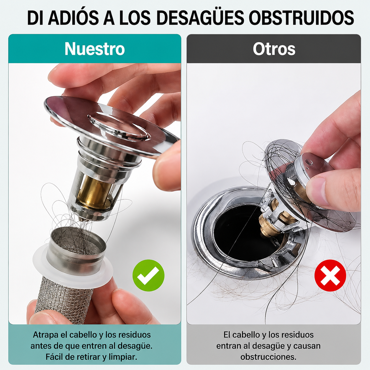 TAPON FLUJO LIBRE PACK 2 UNIDADES