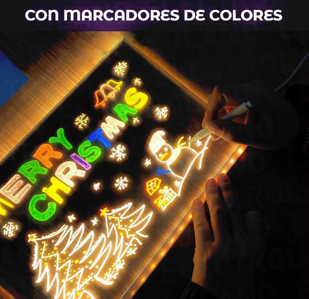Pizarra Lampara Led Acrilica
